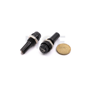 Screw Cap Panel Mount Fuse Holder for 6×30mm Glass Tube Fuse | JR6209 - SLF6209 قاعدة بيت فيوز زجاج