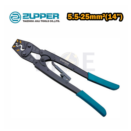 Zupper Hand Crimping Tool Range 5.5-25mm²| HD-25L