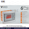 Viko IP40 Flush Mount Distribution Board Smoked Door 186x141x74mm 1Rx6module 6module | 90912006-veko6dm | تابلو بلاستيك مخفي غطا مفيم