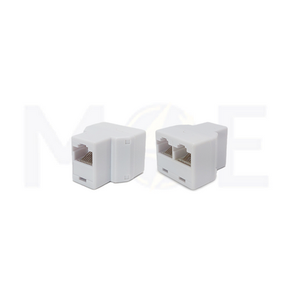 Two way Network Splitter Adapter RJ45 Female to RJ45 Female 8P8C | SS6-US50 8P8C