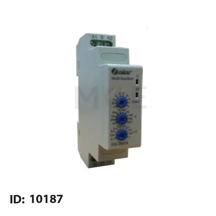 Orient Multi Function Timer Relay DIN 1C 0.8A 0.6s-60s | TimerDIN RS-TA14/60s | تايمر سكة متعدد الاوقات