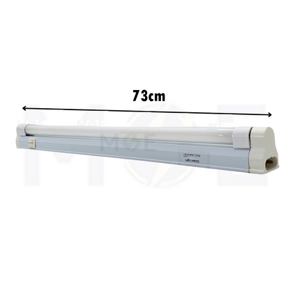 Goldenlight Fluorescent Tube Light Fixture Warmwhite With Power Switch T4 73cm 22W | T4-22W