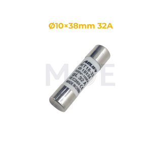 Aelifv Ceramic Tube Fuse Ø10×38mm 32A 500V AC 100kA gL RO15 | RT18-32 فيوز بورسلين