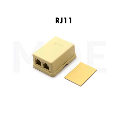 Surface Telephone Box 2 Outputs 6P4C RJ11 | SS-327