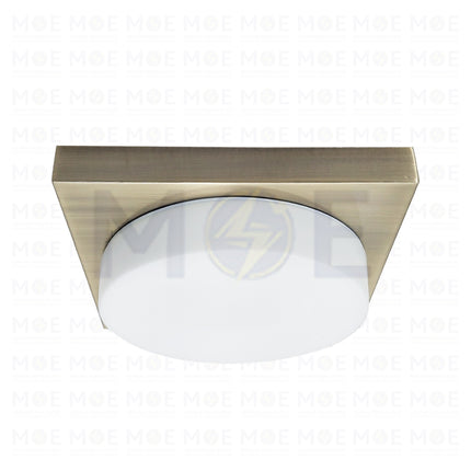 Orient Ceiling Light Fixture Square Bronze Large 29x11x29cm | 1001/L | غلوب سقف بلافونيه مربع برونز كبير