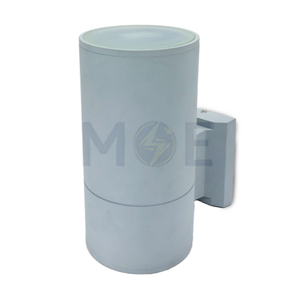 Light UP Wall Light Cylinder Silver E27 21cm | 10821/1-SL