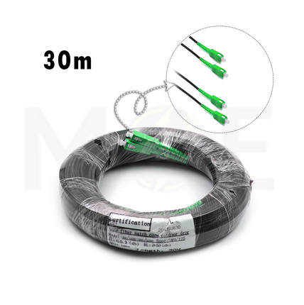 Self Support Drop fiber optic patch cable | Optical Patch Cord | Single Mode SC/APC 2Core 30mt