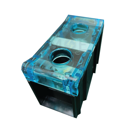 BLOX Rail Terminal Block Blue 1P 100mm 240A | DIN8 FJ811S | جنكسيون سكة كوس