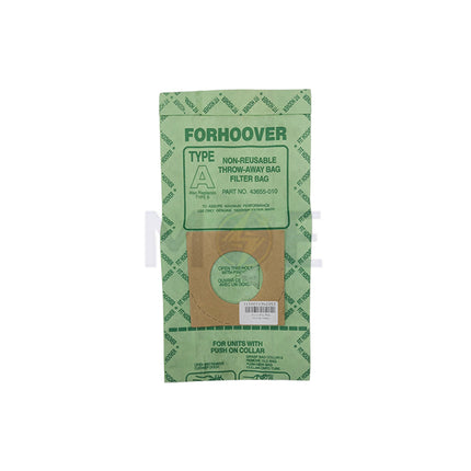 Vacuum Cleaner Dust Bag Type A Shiny Green - كيس هوفر اخضر فاتح