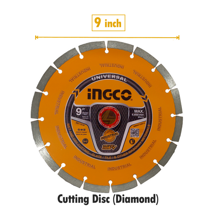 NGCO Diamond Dry Industrial Cutting Disc 230x22.2mm DMD0123013