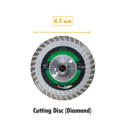 Toyo Diamond Turbo Dry Cutting Disc 115xx16mm