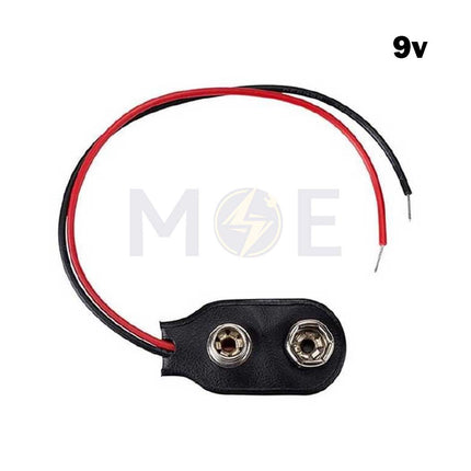 9V Battery Snap Connector with Leads 15cm | JR4300 - SLF4300