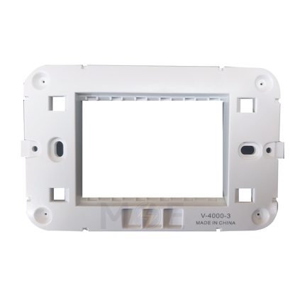 VHO Plastic Mounting Frame White 3module | V-4000-3 | شاسي بلاستيك مثلثة ابيض