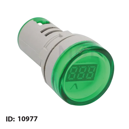 CuperA+ Signal Lamp Volt Panel Mount Green 12-500V AC 22mm | AD101-22VM-GN | لمبة اشارة فولت اخضر