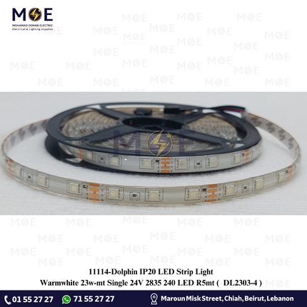OB IP65 LED Strip Light Single RGB 12V 5050 54Led with Remote Controll R5mt | بكرة ستريب ليد ملون مع ريموت كونترول