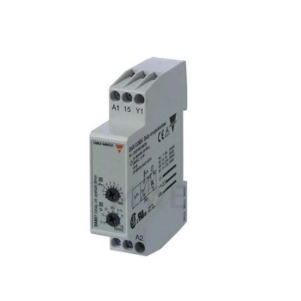 Carlo Gavazzi Multi Function Timer Relay 24/240V AC/DC 0.1S/100Hours 1module | DAA51CM24 | تايمر سكة متعدد الاوقات