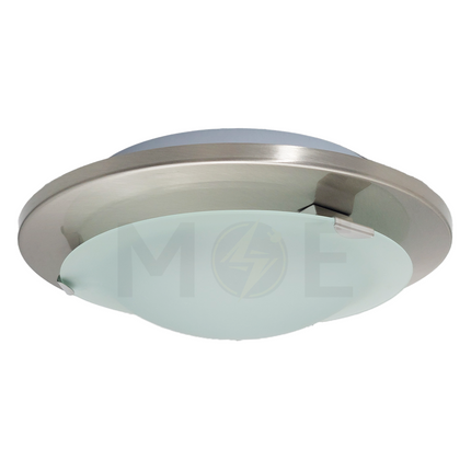 Y.B Ceiling Light Fixture Surface Circular Chrome Small 2xE27 | 1056-S