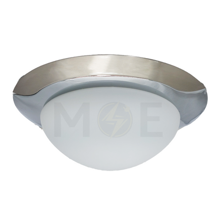 Y.B Ceiling Light Fixture Surface Circular Chrome Medium 1025-M 2xE27 | 1025-M
