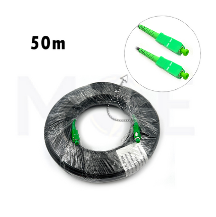 Self Support Drop fiber optic patch cable | Optical Patch Cord | Single Mode SC/APC 1Core 50mt