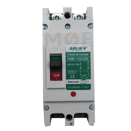 Aelifv MCCB FNM1-250M 2P 600V DC 250A 10kA | FNM1-250M/2P | دجنتور صناعي