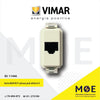Vimar Serie 8000 Telephone Socket | RJ11 phone jack white 6/4 | 8215 | بريز تلفون ابيض