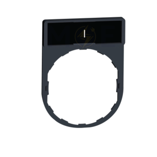 Legend Holder for Flush Mounted Heads Without Legend 22mm 30x45mm | تعليقة ستيكرز بلاستيك فارغة