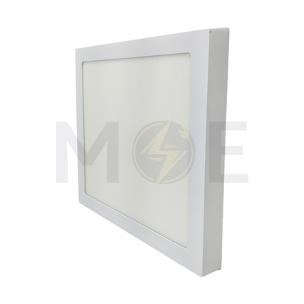 Mec LED Downlight/ Panel Light White Ceiling Surface Mounted Square Warmwhite 30cm 24W | MEC-WH-WW-24W