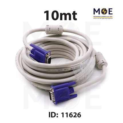VGA Cable / Monitor Cable | VGA Male to VGA Male | 10mt | وصلة