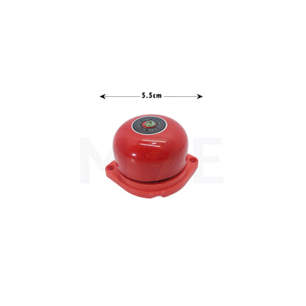 Orient Industrial Round Bell for Fire Alarm or School Use Red 55mm 220V XH-B1 - جرس مدرسة
