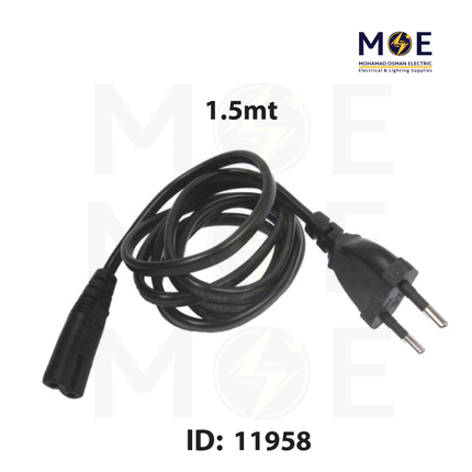 Lotus Radio Power Cord 2x0.75mm 1.5mt | شريط مسجلة
