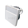 Orva Door Bell Switch/ Push Button With Nameplate White 1P 10A 2module | MS30243 | كباس جرس باسم مجوز ابيض