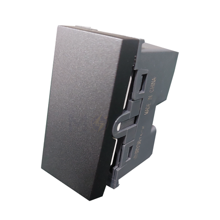 Orva Intermediate Reversing switch Black 1module | MS30103-290 | مفتاح تربل دركسيون اسود