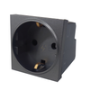Orva German Standard Socket Outlet Magnesium 2module | MS30219-270 | بريز شوكو مغنيسيوم
