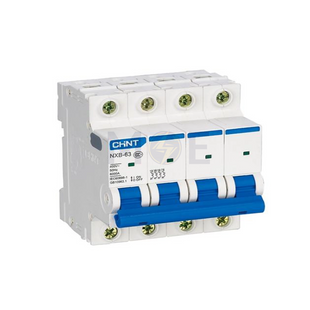 Chint MCB C (NB1 / NXB-63) 6kA 4P 20A | 814249 دجنتور ثلاثة فاز مع نتر