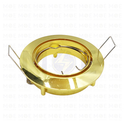 Orient Downlight / Spotlight MR16 Frame Gold Recessed Adjustable Circular 6cm | WL-101 | سبوت فارغ مدور مخفي ذهبي متحرك
