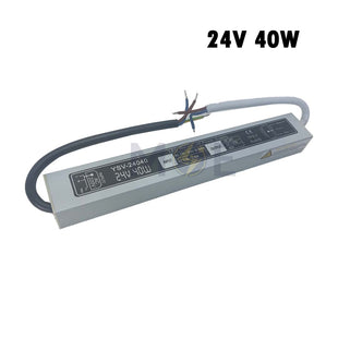 Bright LED Power Supply Unit Slim IP67 AC to DC 24V 40W 1.67A | YSV-24040