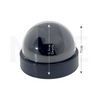 Replacement protective plastic CCTV Security Camera dome cover كاميرا وهمية بلاستيك اسود
