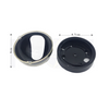 Replacement protective plastic CCTV Security Camera dome cover كاميرا وهمية بلاستيك اسود