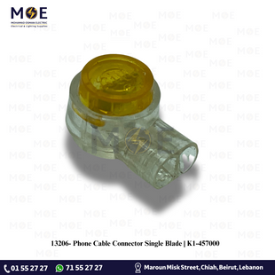 Phone Cable Connector Single Blade | K1-457000 | جنكسيون شحم للتلفون