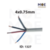 Liban Cables Multicore Cable Flexible | NYLHY 4x0.75mm | كابل مبروم شعري ابيض