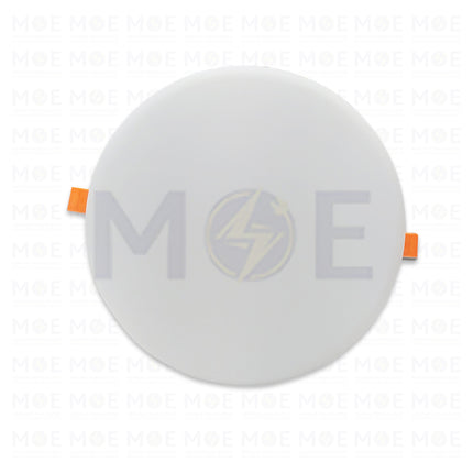 OB LED Downlight/ Panel Light White Ceiling Flush Mounted FrameLess Adjustable Circular Daylight, Warmwhite, Coolwhite 22cm 40W | سبوت ليد مدور مخفي بدون كادر متحرك ابيض دايلايت، ورم وايت، كول وايت