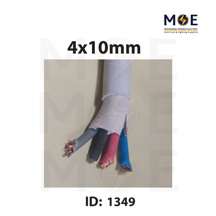 Liban Cables Multicore Cable Flexible | NYMHY 4x10mm | كابل مبروم شعري ابيض