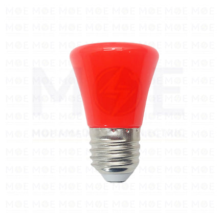 Opal LED Night Lamp Red E27 1.5W | لمبة ليد برم نواصة احمر