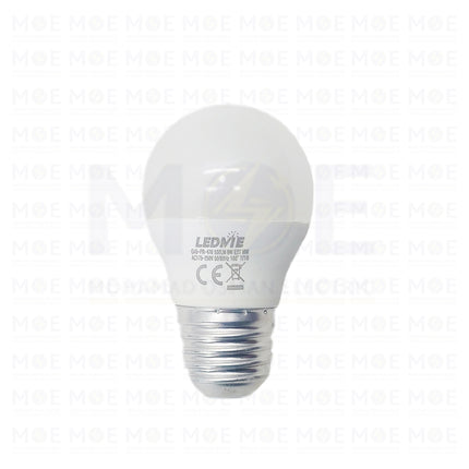 LEDMIE LED Lamp Bulb CoolWhite E27 530Lm 4000K 6W | G45 | لمبة ليد برم بول كول وايت