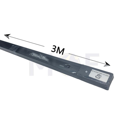 OB 2 Wire Track Light Rail Black 3mt | 28B1