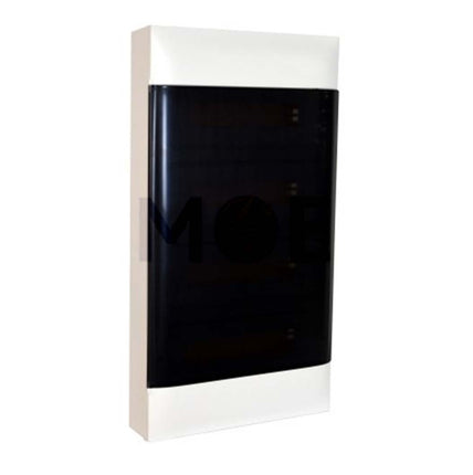 Legrand IP40 Plastic Surface Distribution Board Smoked Door (766x436x108mm) 4Rx18mod. 72mod. | 137119