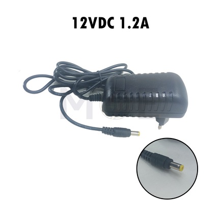 Power Adapter with Wide Output Connector ACDC 12V 1.2A YGY-121200S