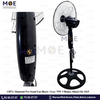 Diamond Pro Stand Fan Black / Gray 75W 5 Blades 18inch | EK-1815 | مروحة عامودفراشات زوبعة اسود