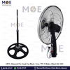 Diamond Pro Stand Fan Black / Gray 75W 5 Blades 18inch | EK-1815 | مروحة عامودفراشات زوبعة اسود
