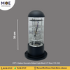 Outdoor Decorative Bollard Light Black E27 30cm | YW-5102 | غلوب تصوينة اسود
